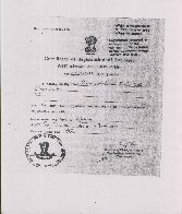 Certificate of Registration