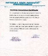 Building Completion Certificate